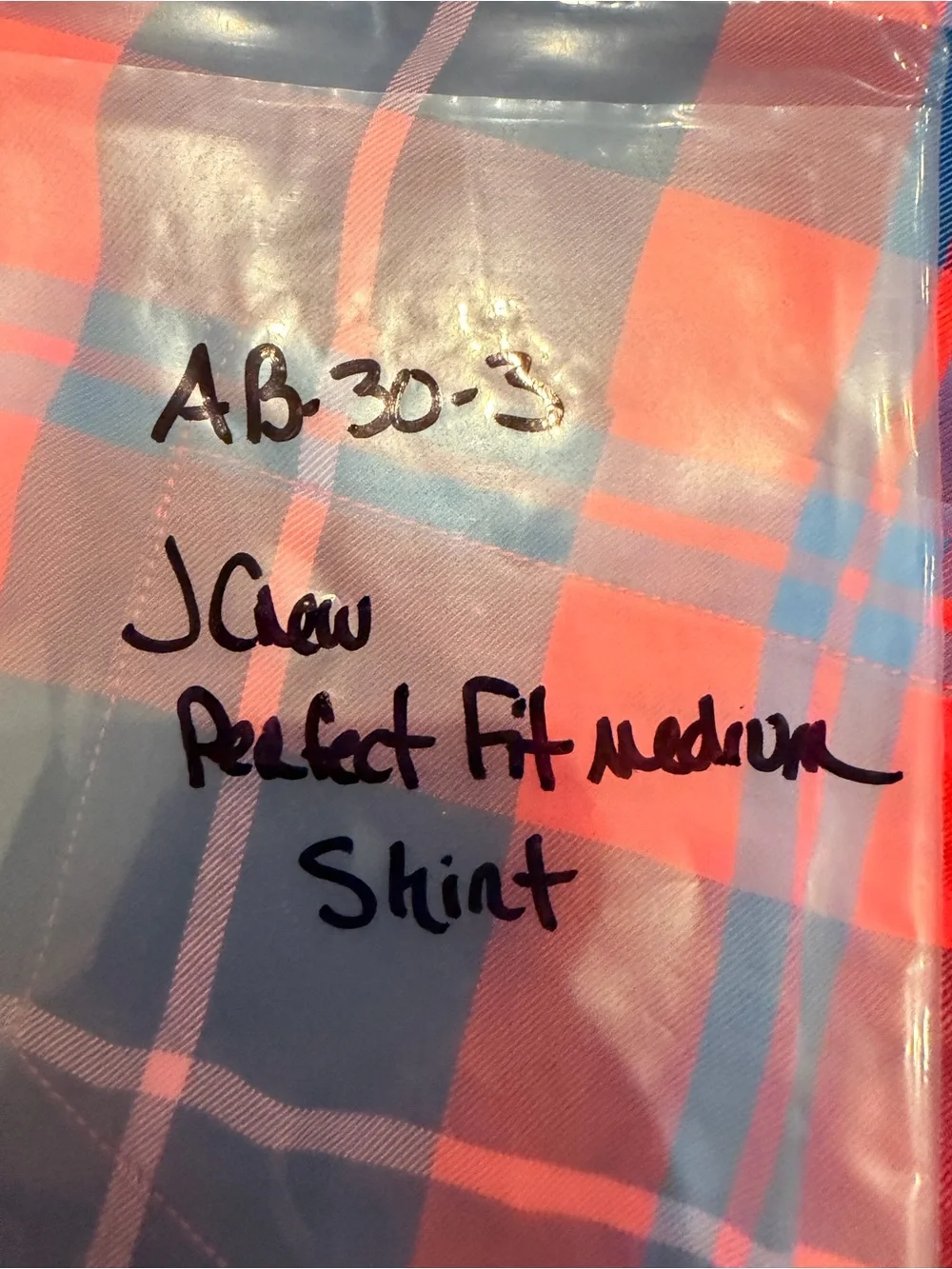 J.Crew Perfect Fit Plaid Button Down Shirt Women’s Medium Red Navy Cotton